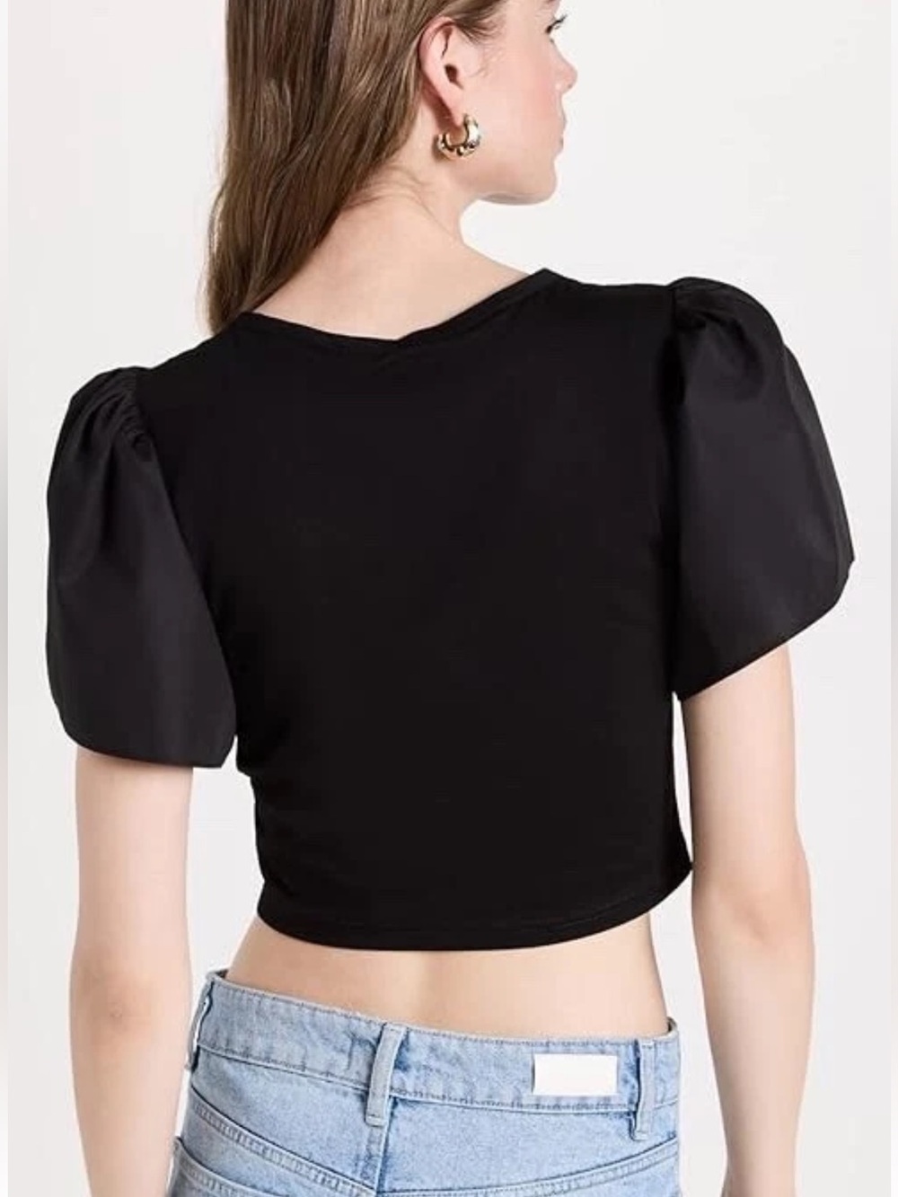 EN SAISON LETTRES CROP TOP - BLACK - Size S - Picture 2 of 6